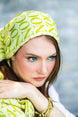 Monogram Desen Şal / Butter Yellow