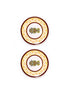 Mystic İndia Burgundy Servis Tabak (2'li Set)