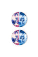 Signature Pink & Blue Servis Tabak (2'li Set)