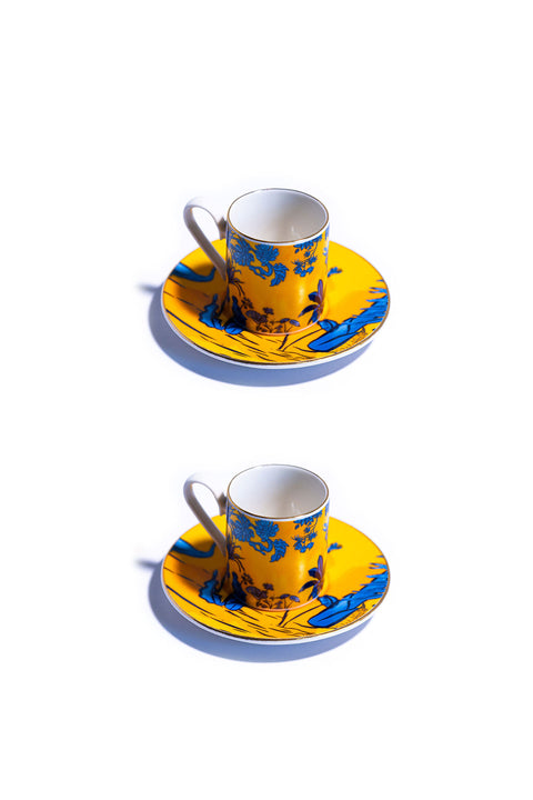 Signature Yellow Kahve Fincanı (2'li Set)