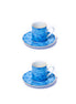 Eternal Baby Blue Kahve Fincanı (2'li Set)