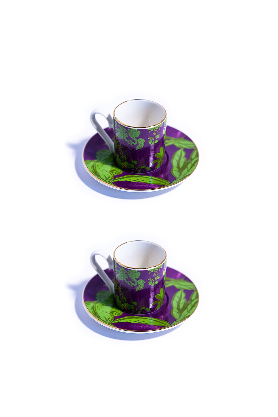 Signature Purple Kahve Fincanı (2'li Set)