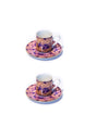 Eternal Lilac Rose Kahve Fincanı (2'li Set)