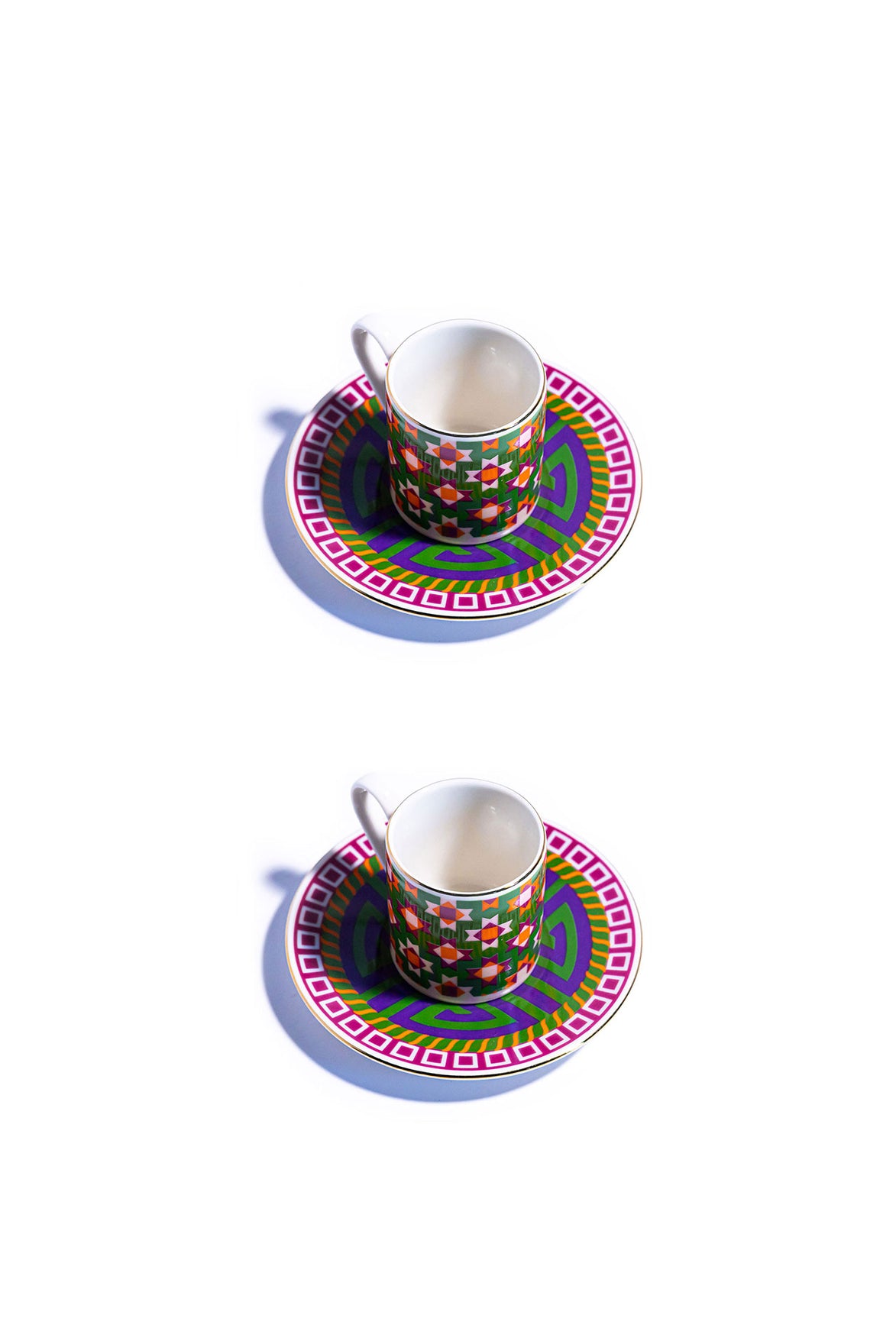 Think Pink Orient Bloom Kahve Fincanı (2'li Set)