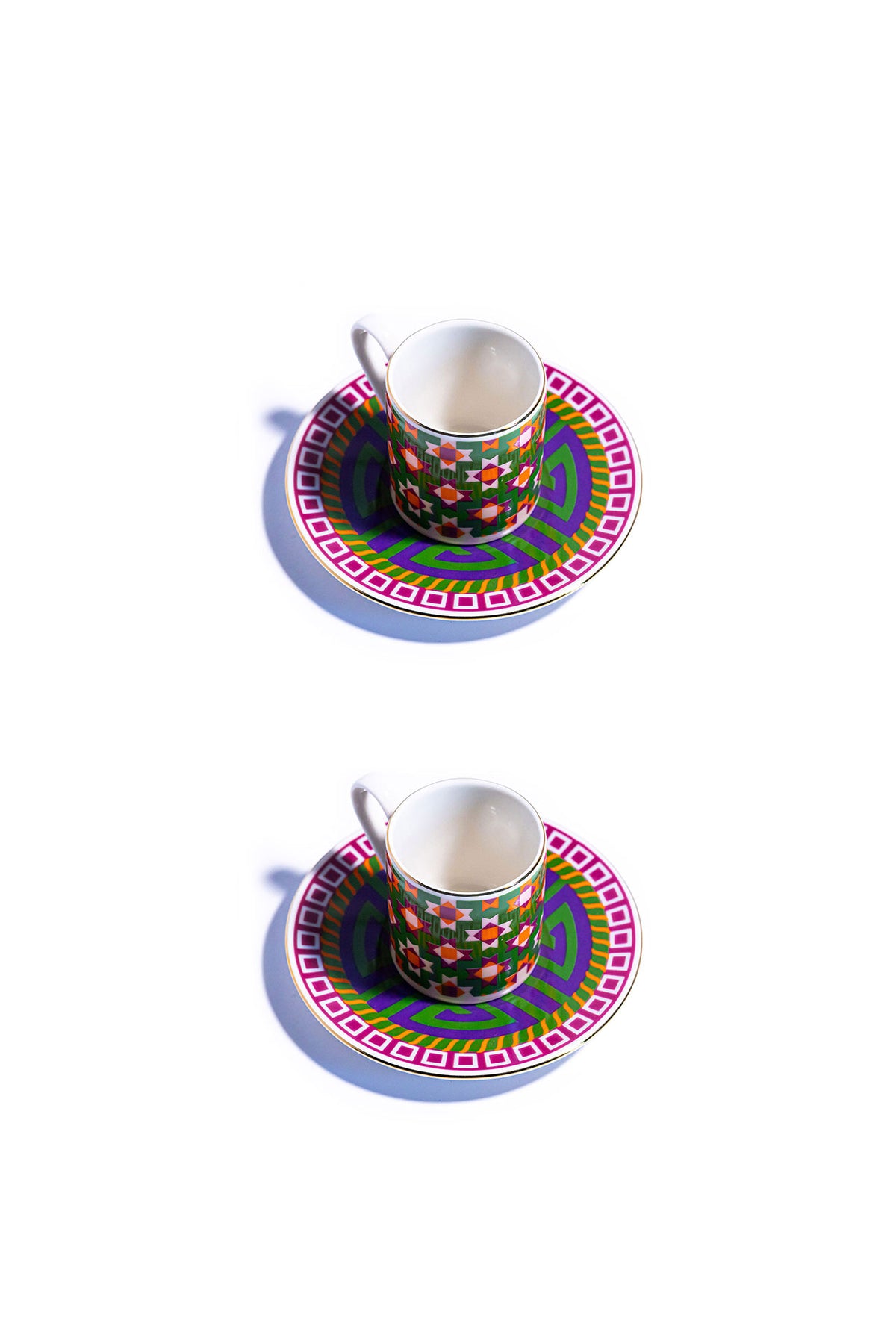 Think Pink Orient Bloom Kahve Fincanı (2'li Set)