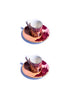 Signature Burgundy Kahve Fincanı (2'li Set)