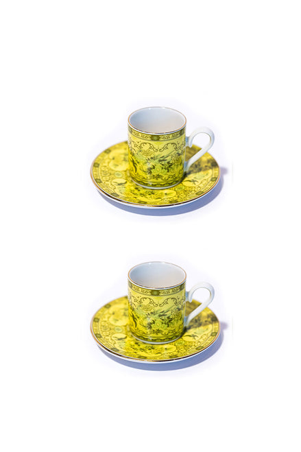 Eternal Milk Yellow Kahve Fincanı (2'li Set)