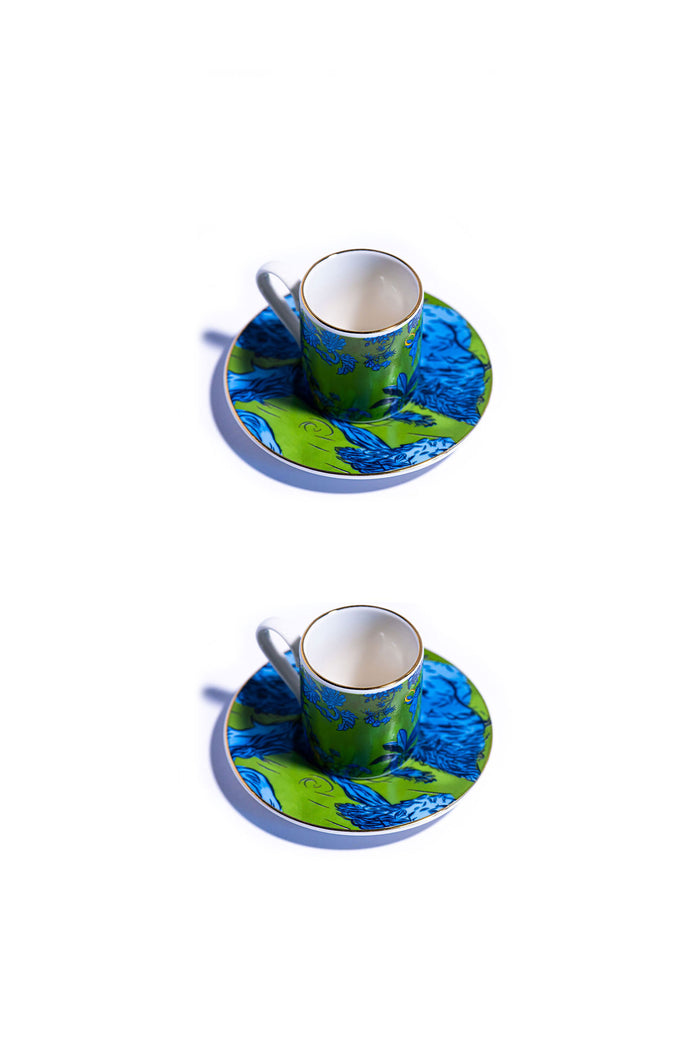 Signature Green Kahve Fincanı (2'li Set)