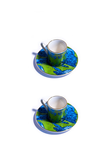 Signature Green Kahve Fincanı (2'li Set)