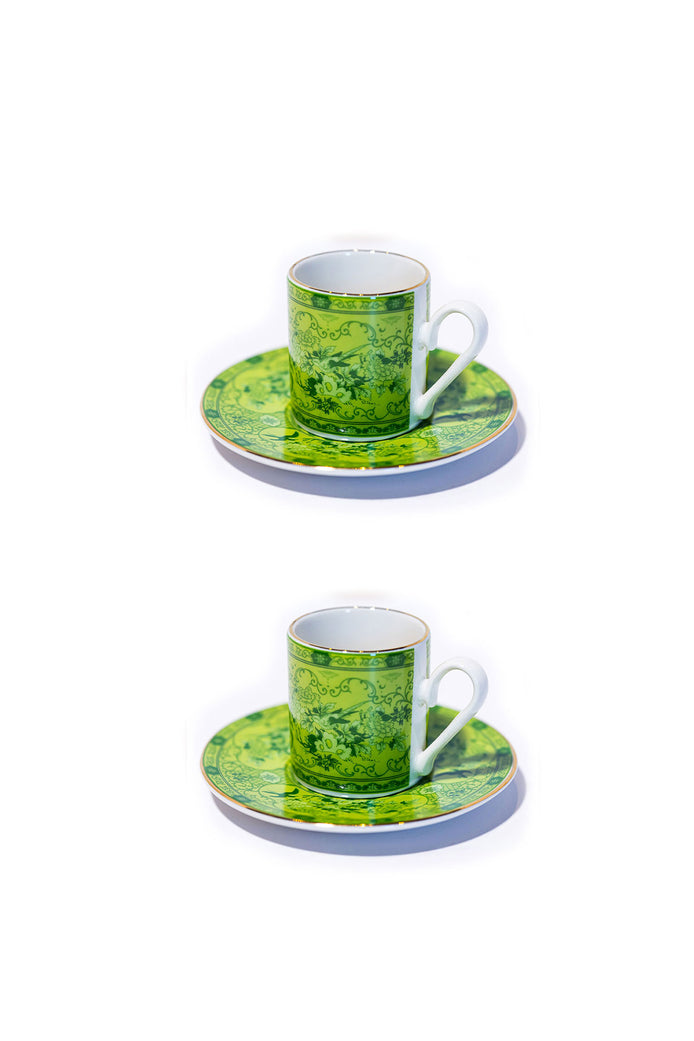 Eternal Olive Jardin Kahve Fincanı (2'li Set)