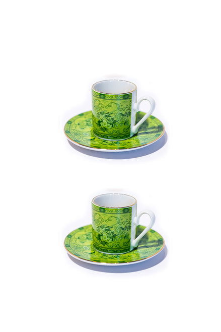Eternal Olive Jardin Kahve Fincanı (2'li Set)