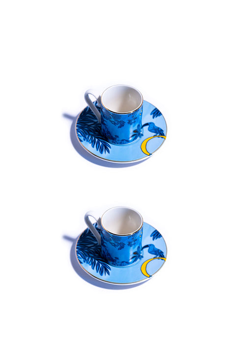 Signature Blue Kahve Fincanı (2'li Set)