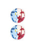 Signature Burgundy &amp; Blue Servis Tabak (2'li Set)