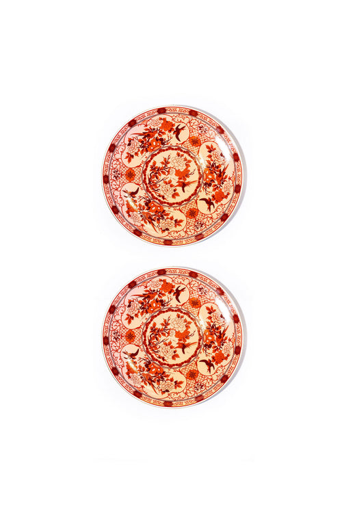 Eternal Warm Coral Servis Tabak (2'li Set)