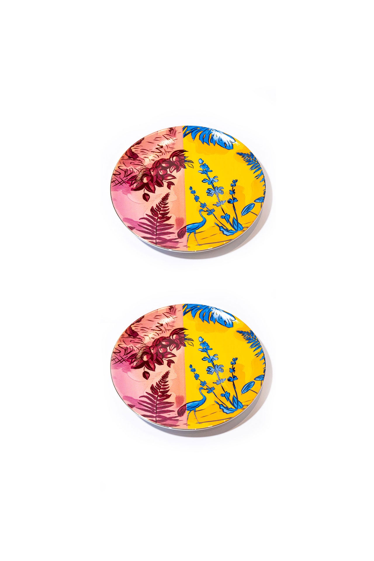 Signature Pink & Yellow Pasta Tabak (2'li Set)