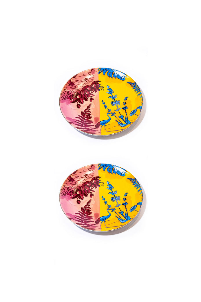 Signature Pink &amp; Yellow Pasta Tabak (2'li Set)