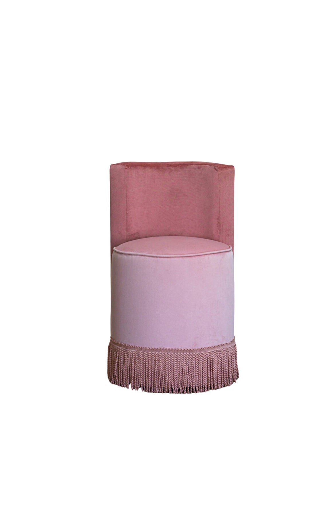Velvet Majesty Puf-Pink