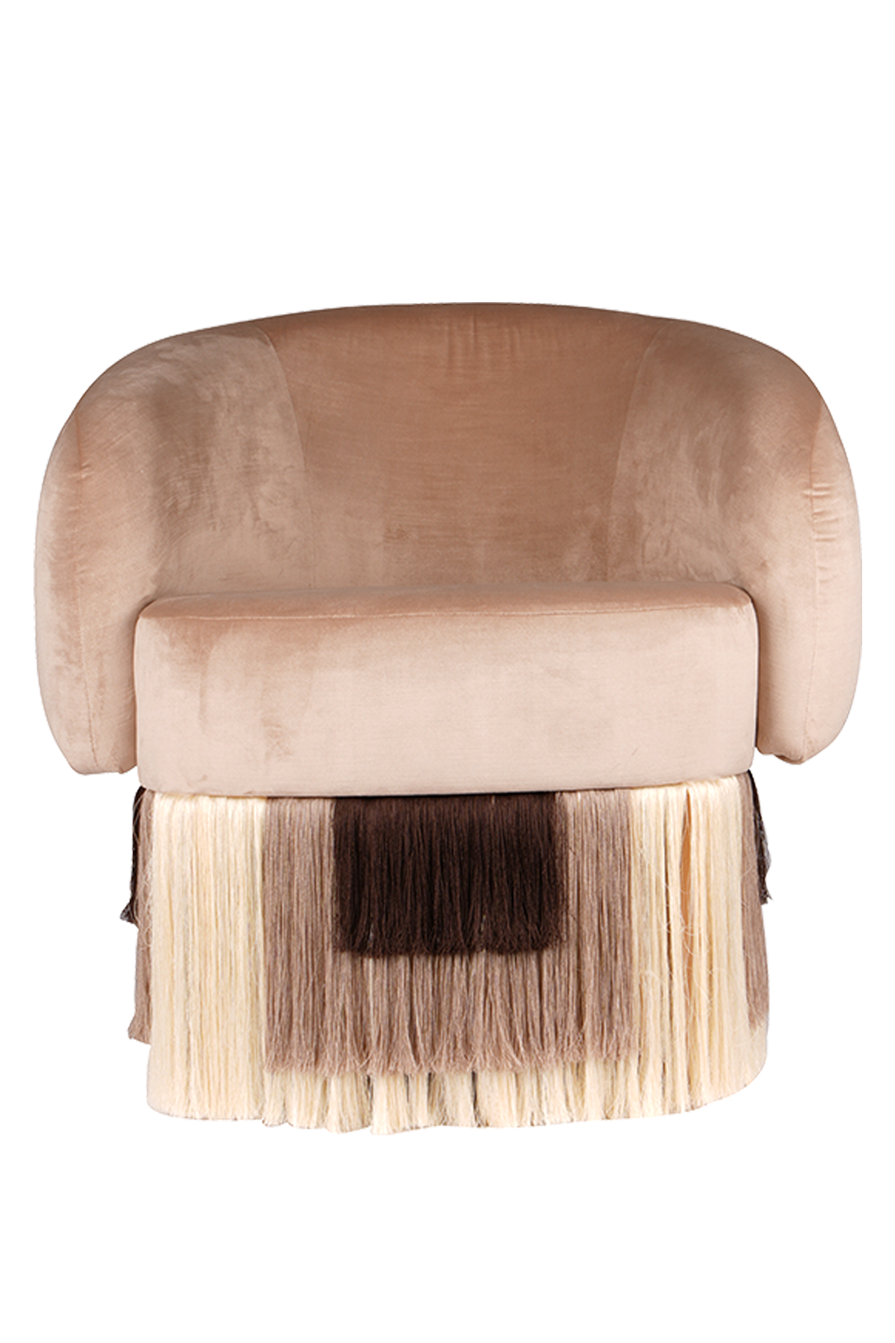 Noc Fringed Chair Bej