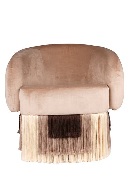 Noc Fringed Chair Bej