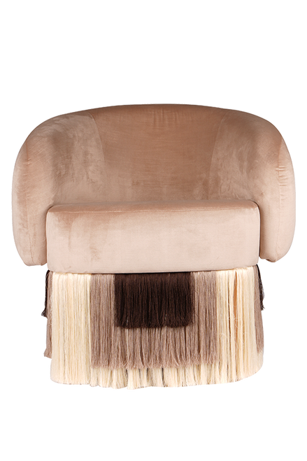 Noc Fringed Chair Bej