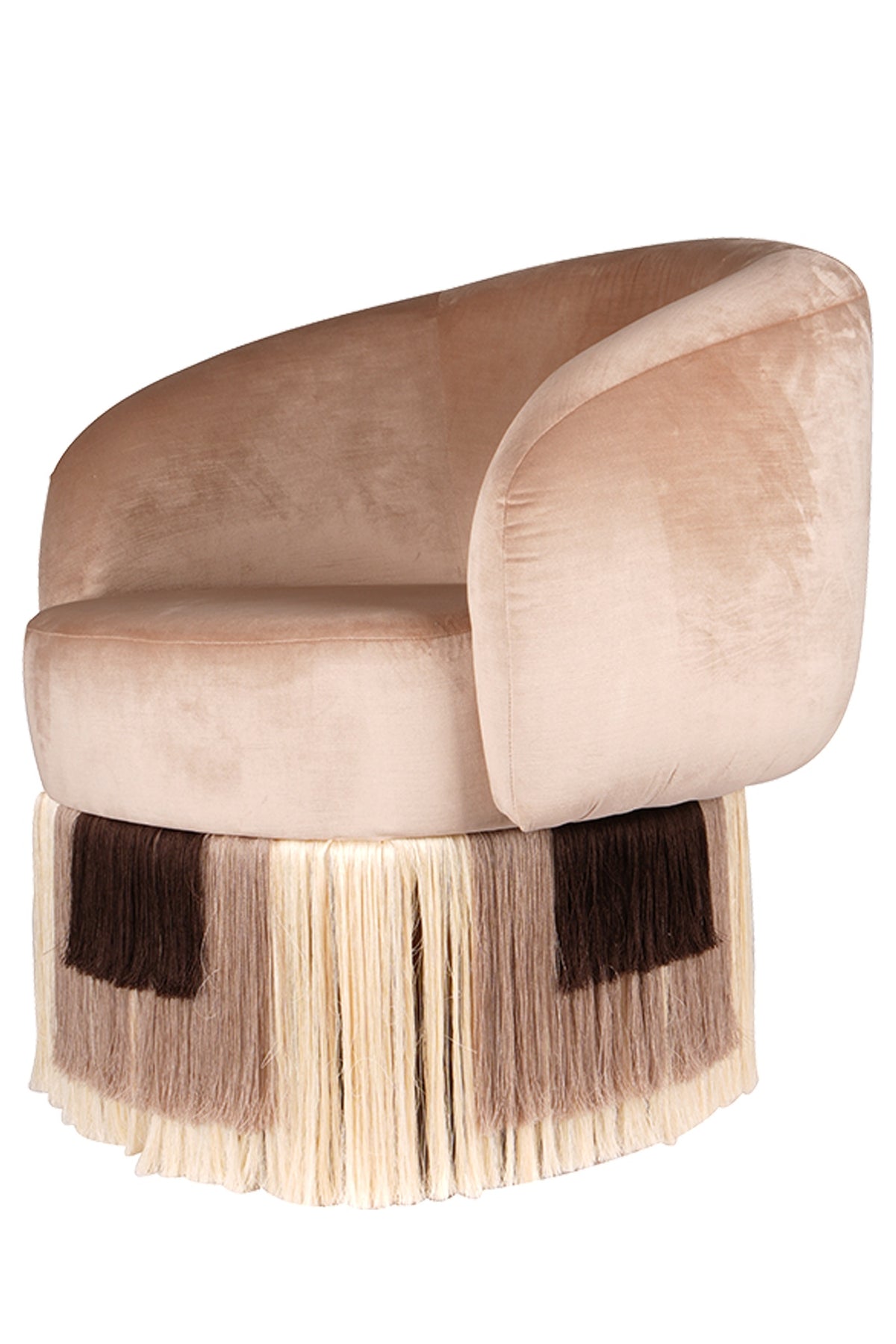 Noc Fringed Chair Bej