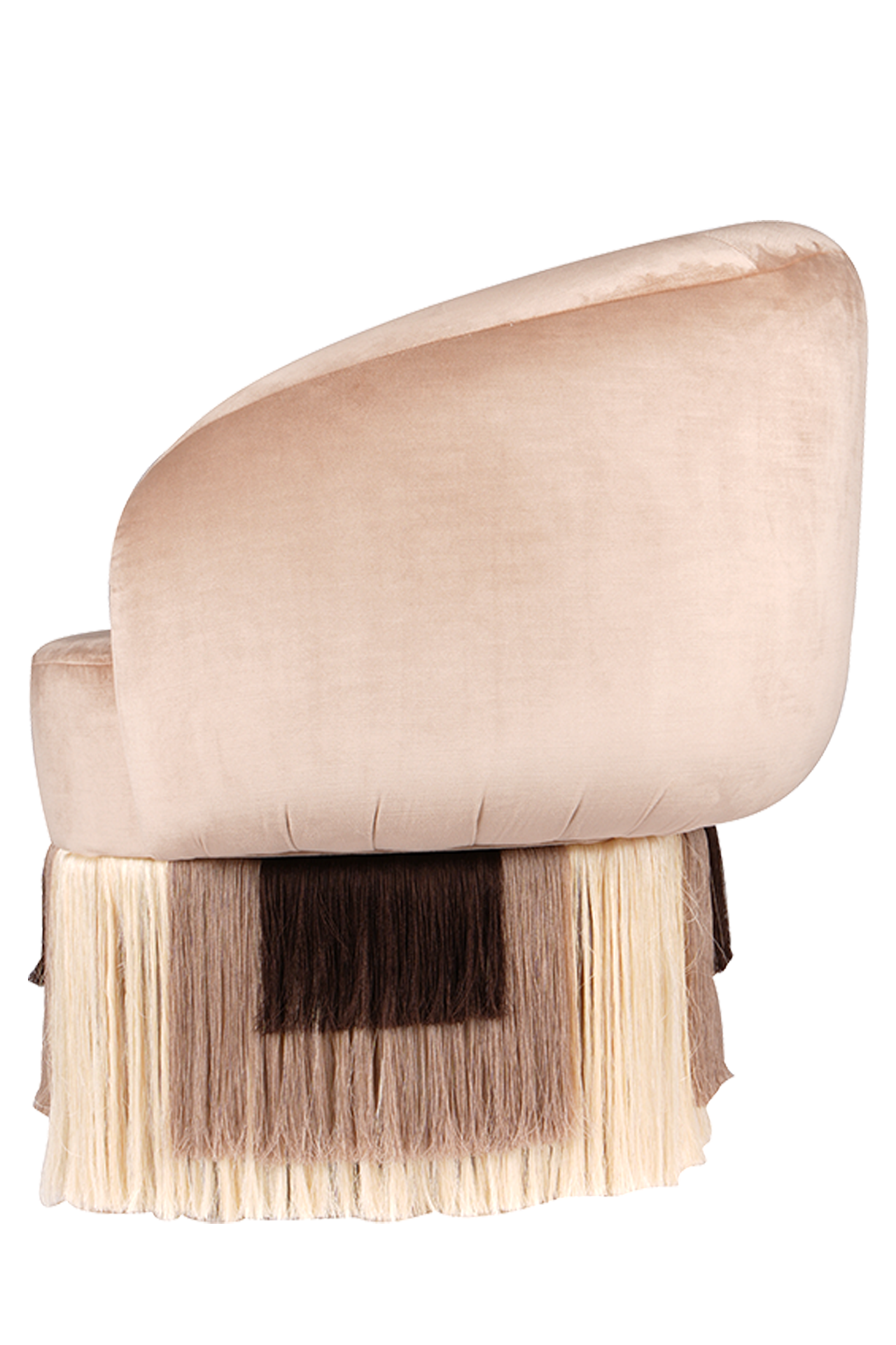 Noc Fringed Chair Bej