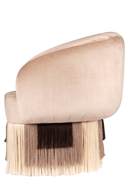 Noc Fringed Chair Bej