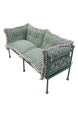 Linda Outdoor Green Çift Kişilik Koltuk