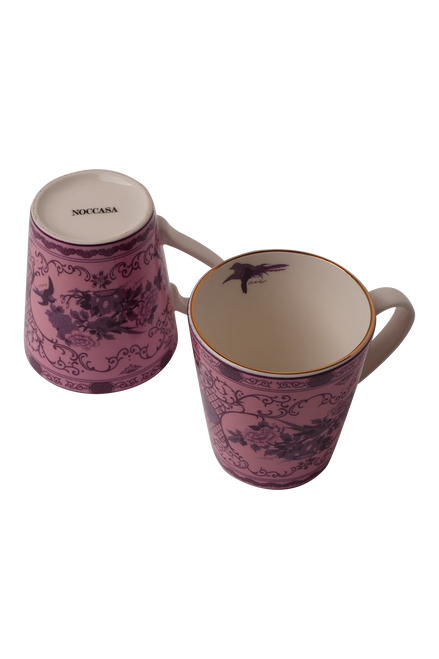 Eternal Lilac Rose Kupa (2'li Set)