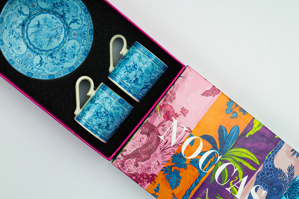 Eternal Baby Blue Kahve Fincanı (2'li Set)