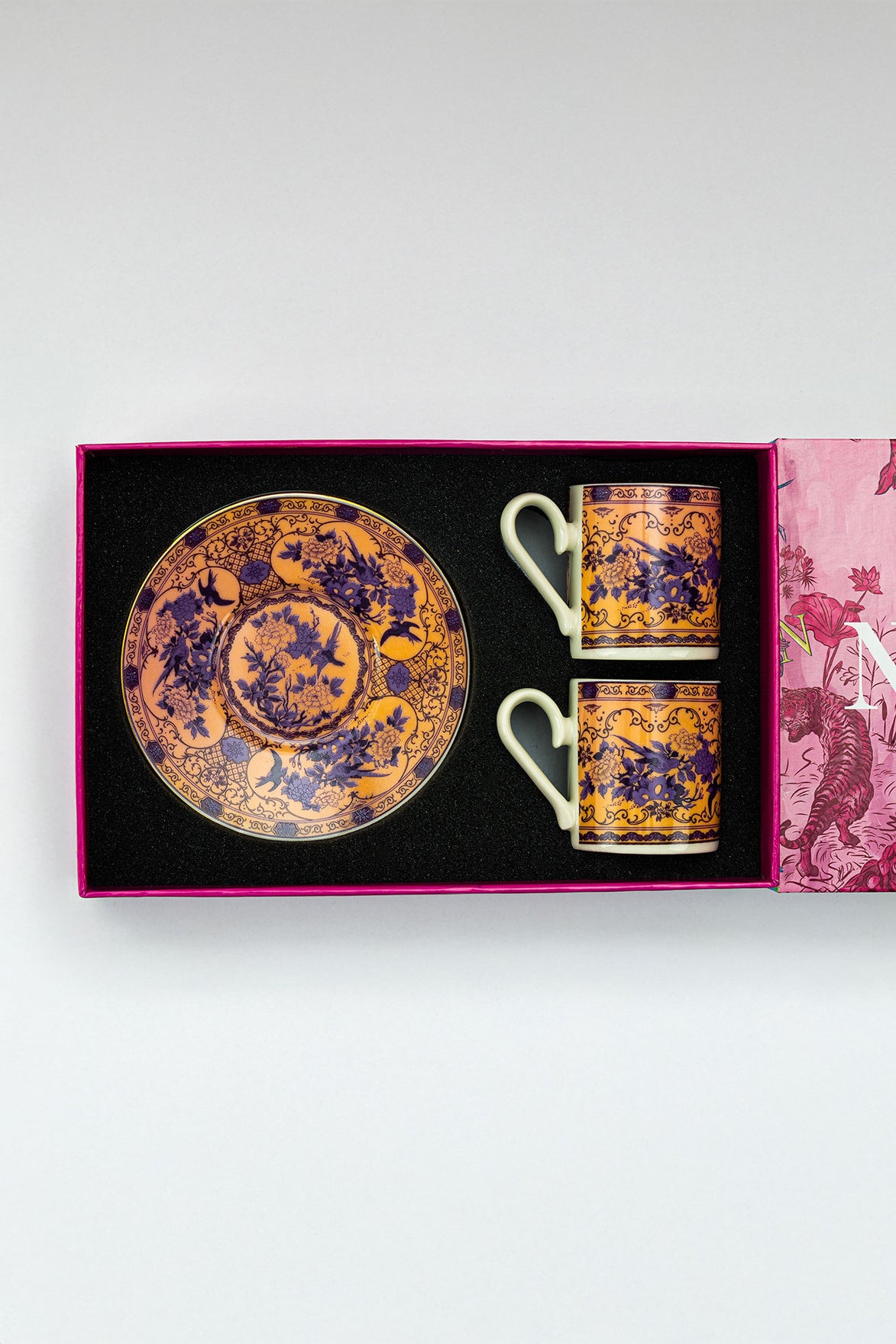 Eternal Lilac Rose Kahve Fincanı (2'li Set)