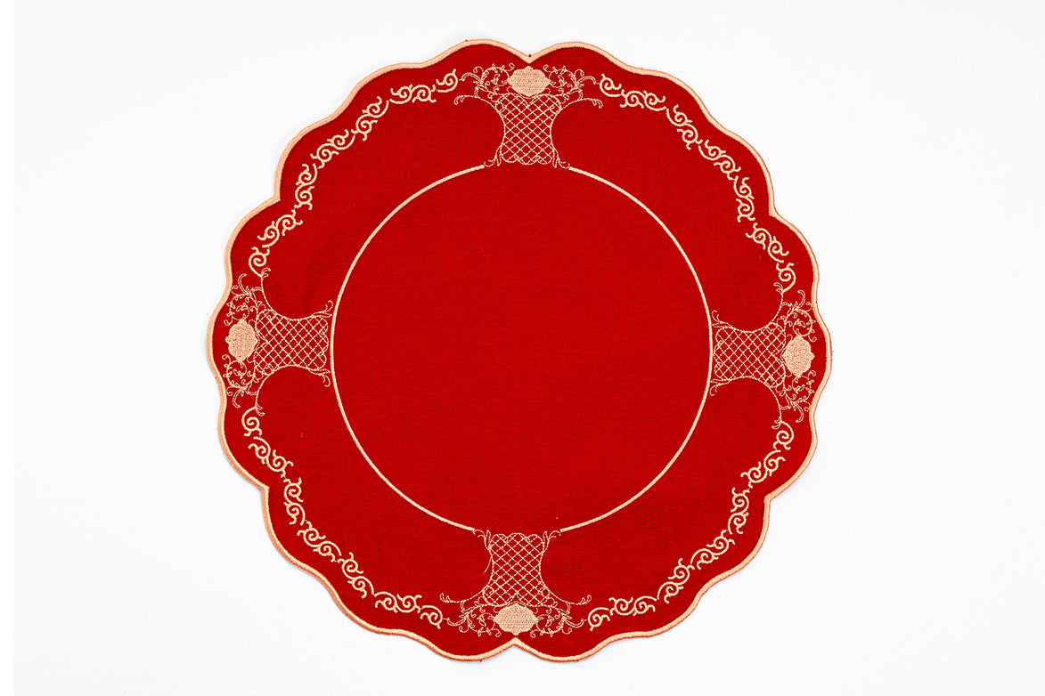 Eternal Warm Coral Amerikan Servisi (2'li Set)