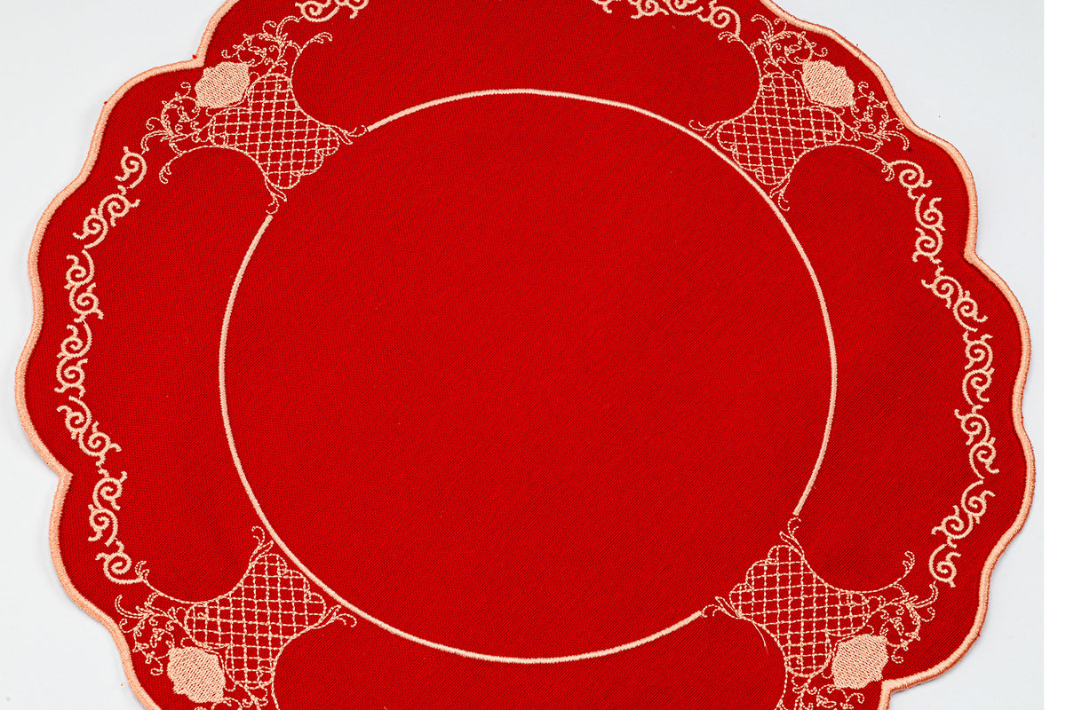 Eternal Warm Coral Amerikan Servisi (2'li Set)