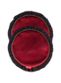 Burgundy Velvet Amerikan Servis (2'li Set)
