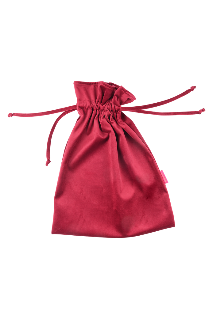 Burgundy Velvet Kese