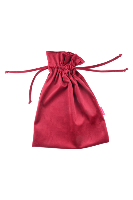 Burgundy Velvet Kese