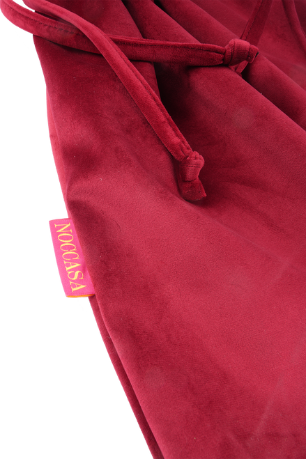 Burgundy Velvet Kese