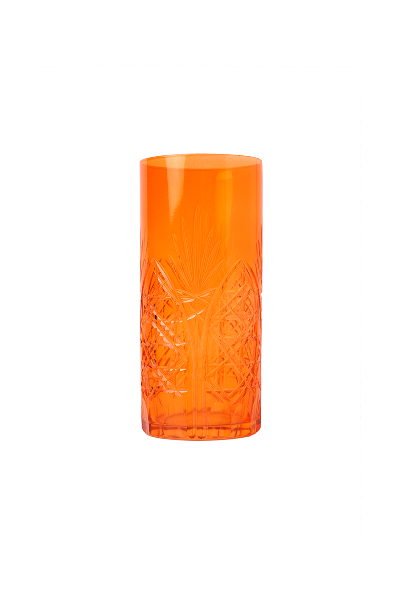 Noc Cam Uzun Su Bardağı - Turuncu