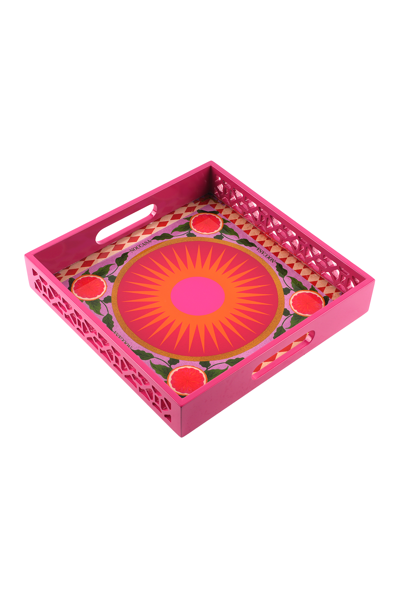 Sole Rosa Kare Ahşap Tepsi