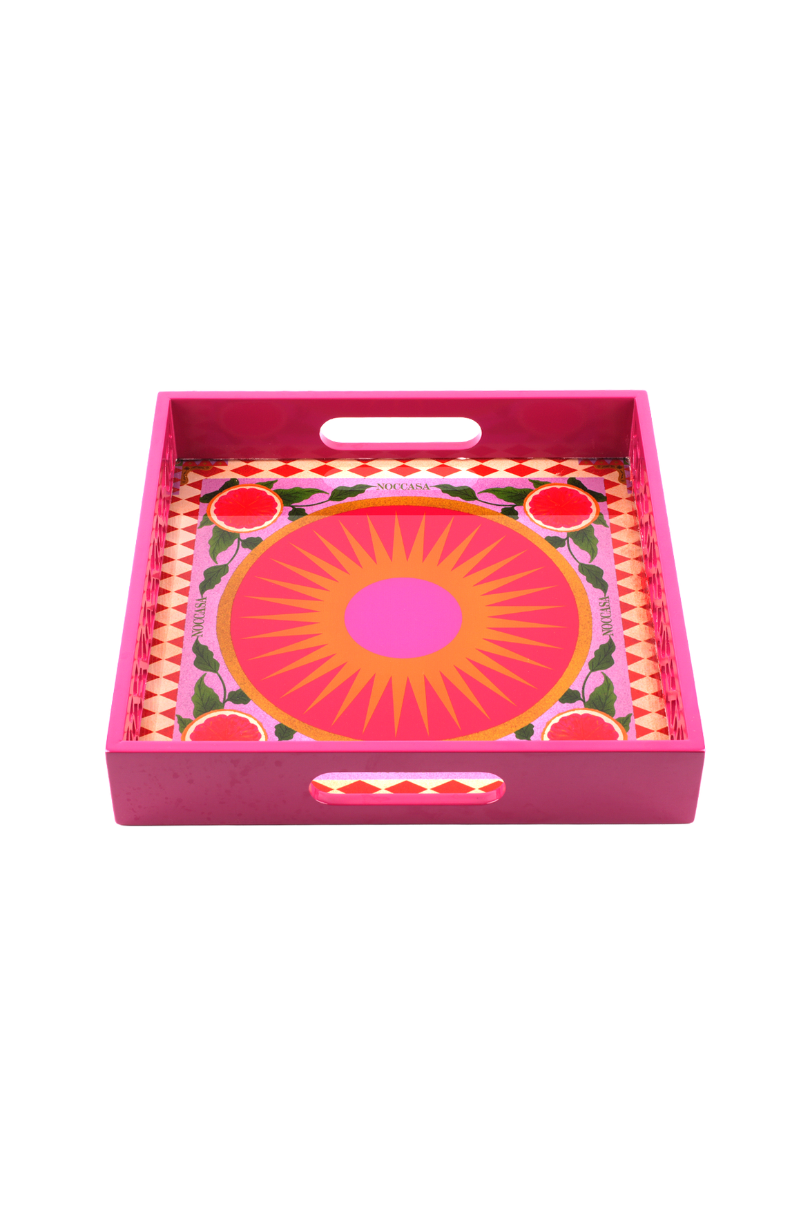 Sole Rosa Kare Ahşap Tepsi
