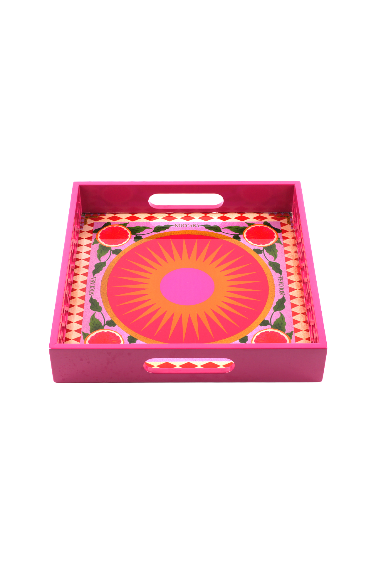 Sole Rosa Kare Ahşap Tepsi