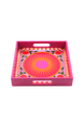 Sole Rosa Kare Ahşap Tepsi