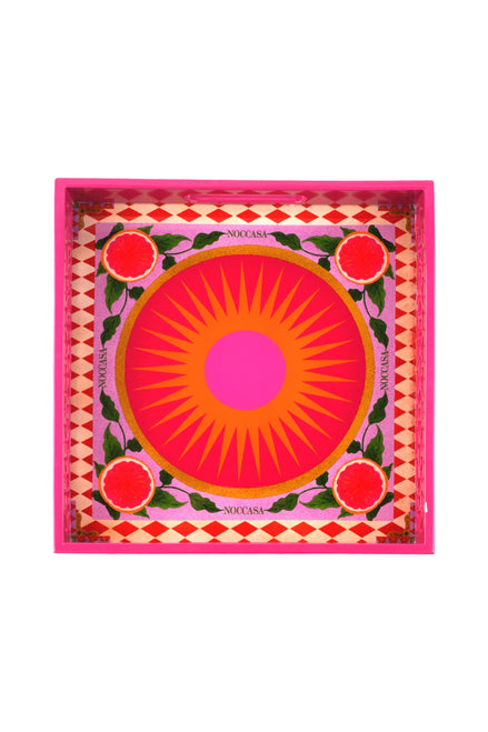 Sole Rosa Kare Ahşap Tepsi