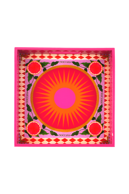 Sole Rosa Kare Ahşap Tepsi