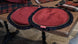 Burgundy Velvet Amerikan Servis (2'li Set)