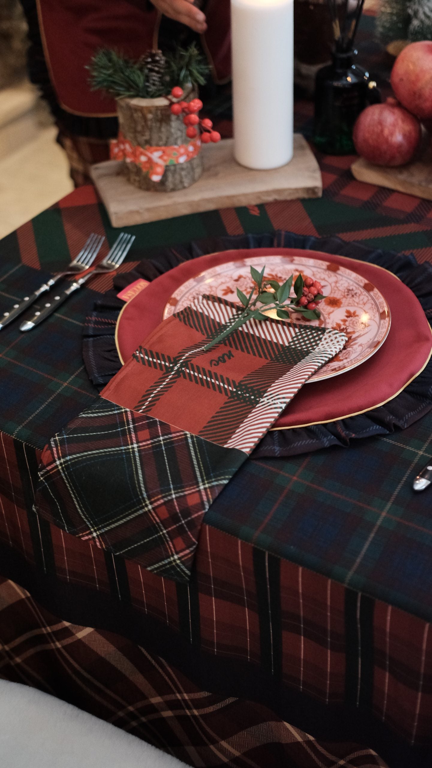 Cozy Chalet Peçete (2'li Set)