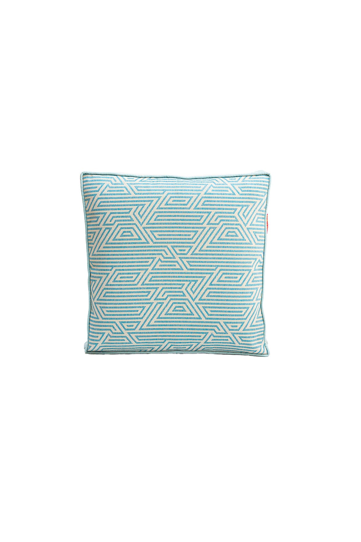 Geometrik Desen Mint Outdoor Kırlent