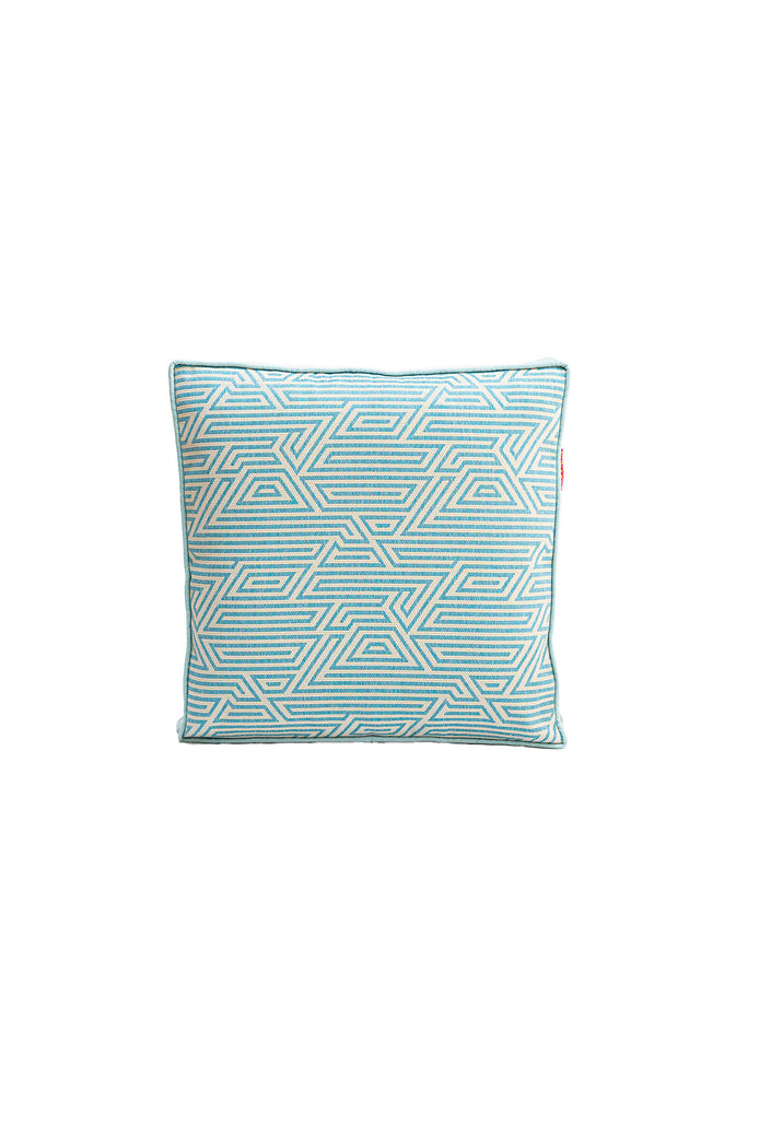 Geometrik Desen Mint Outdoor Kırlent