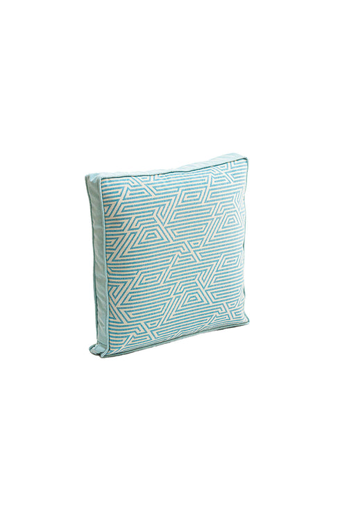 Geometrik Desen Mint Outdoor Kırlent