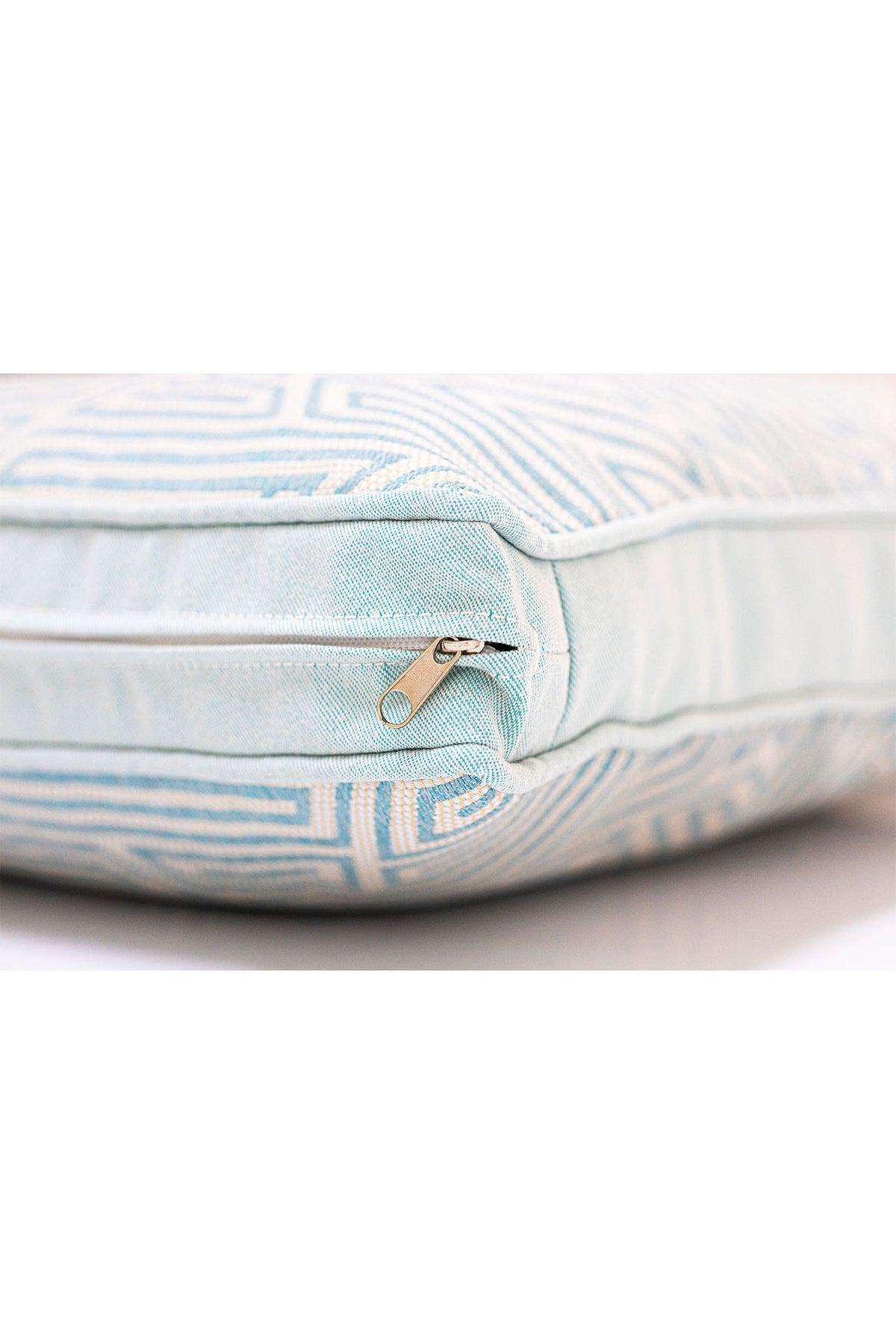 Geometrik Desen Mint Outdoor Kırlent
